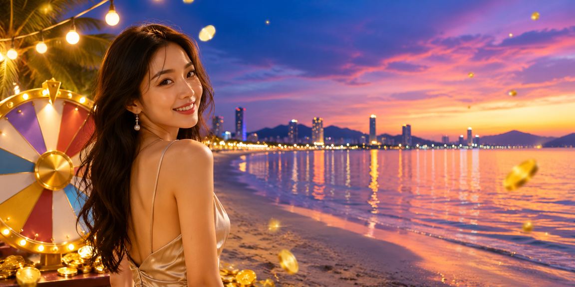 Khung cảnh chơi roulette tại bãi biển Đà Nẵng